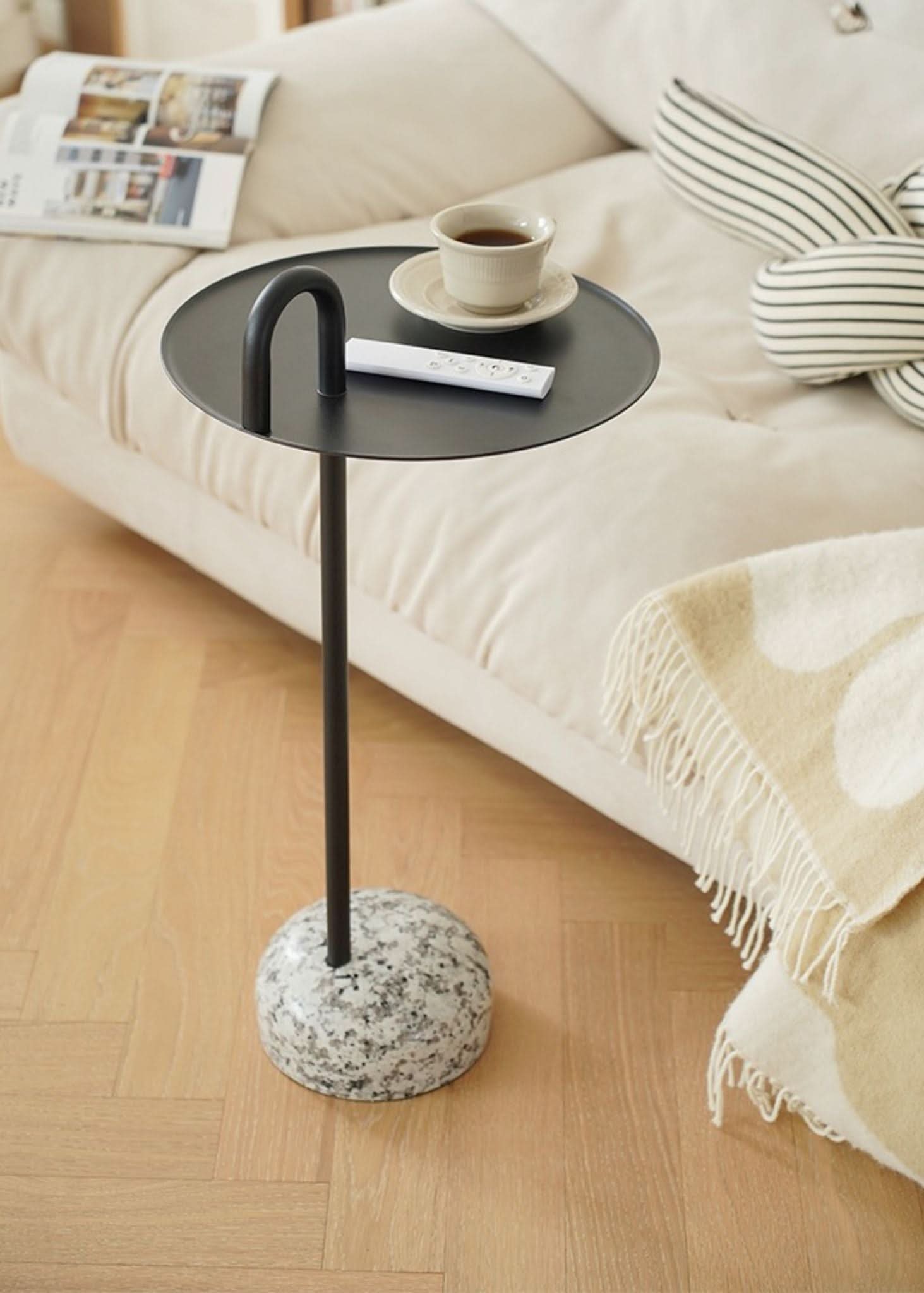 Contemporary Granite Drink Stand