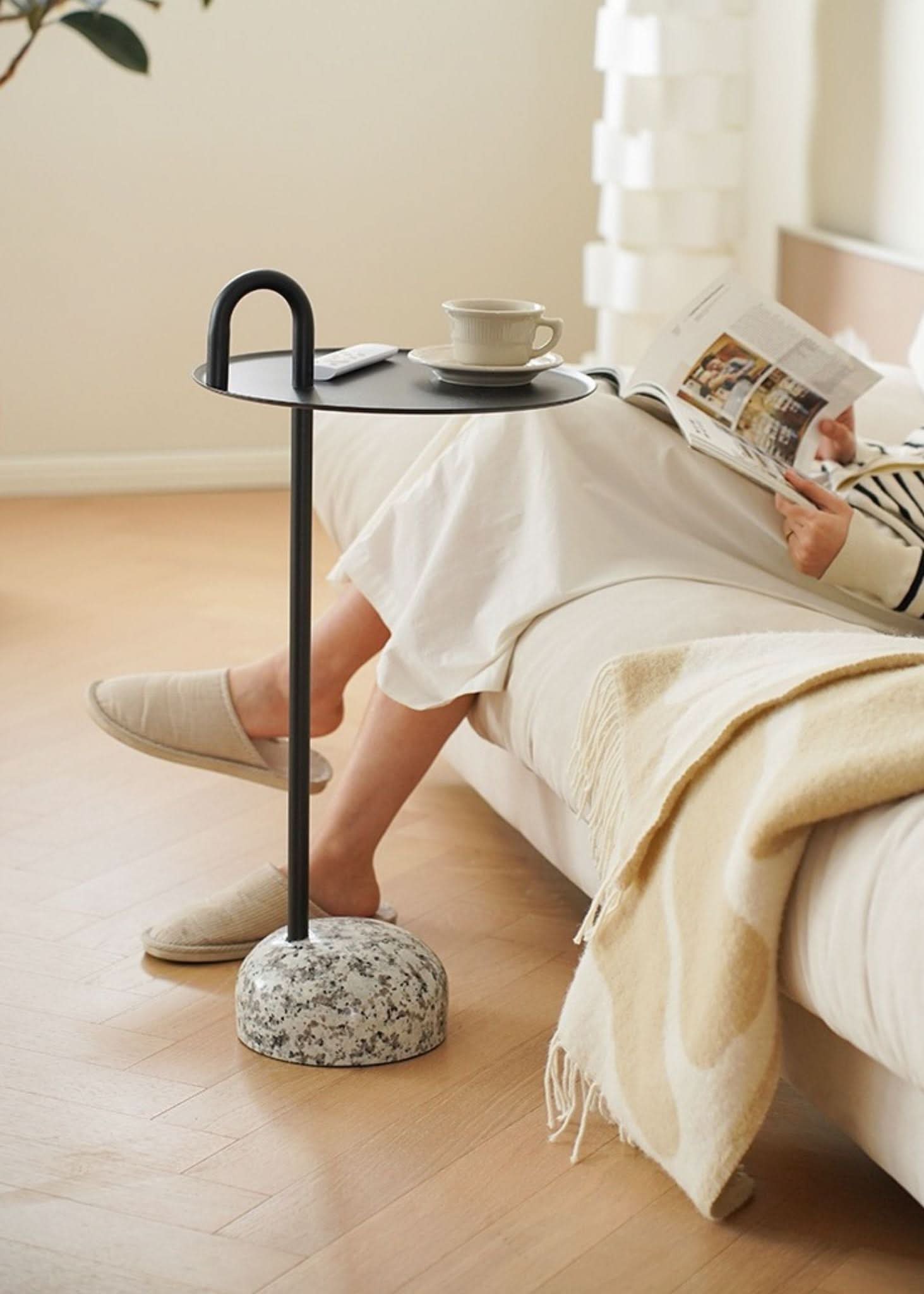 Contemporary Granite Drink Stand