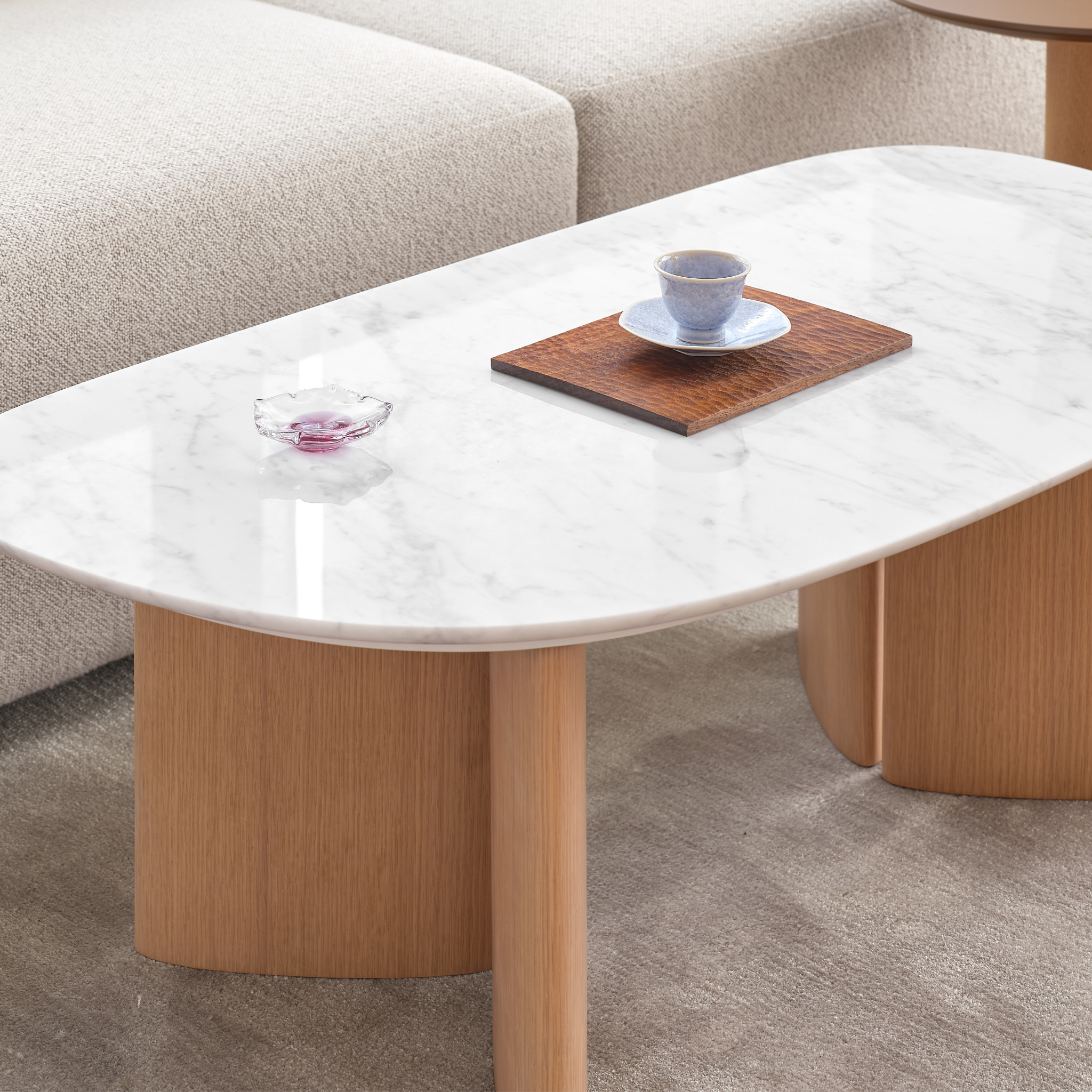 Butterfly Marble Coffee Table - The Feelter
