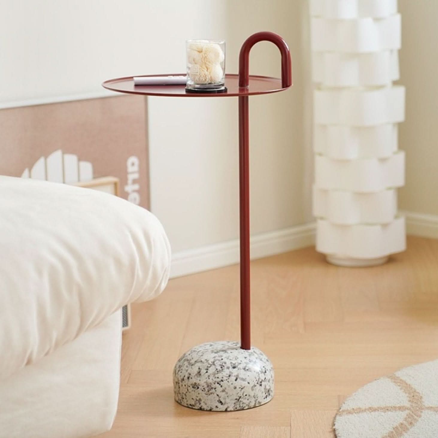 Contemporary Granite Drink Stand