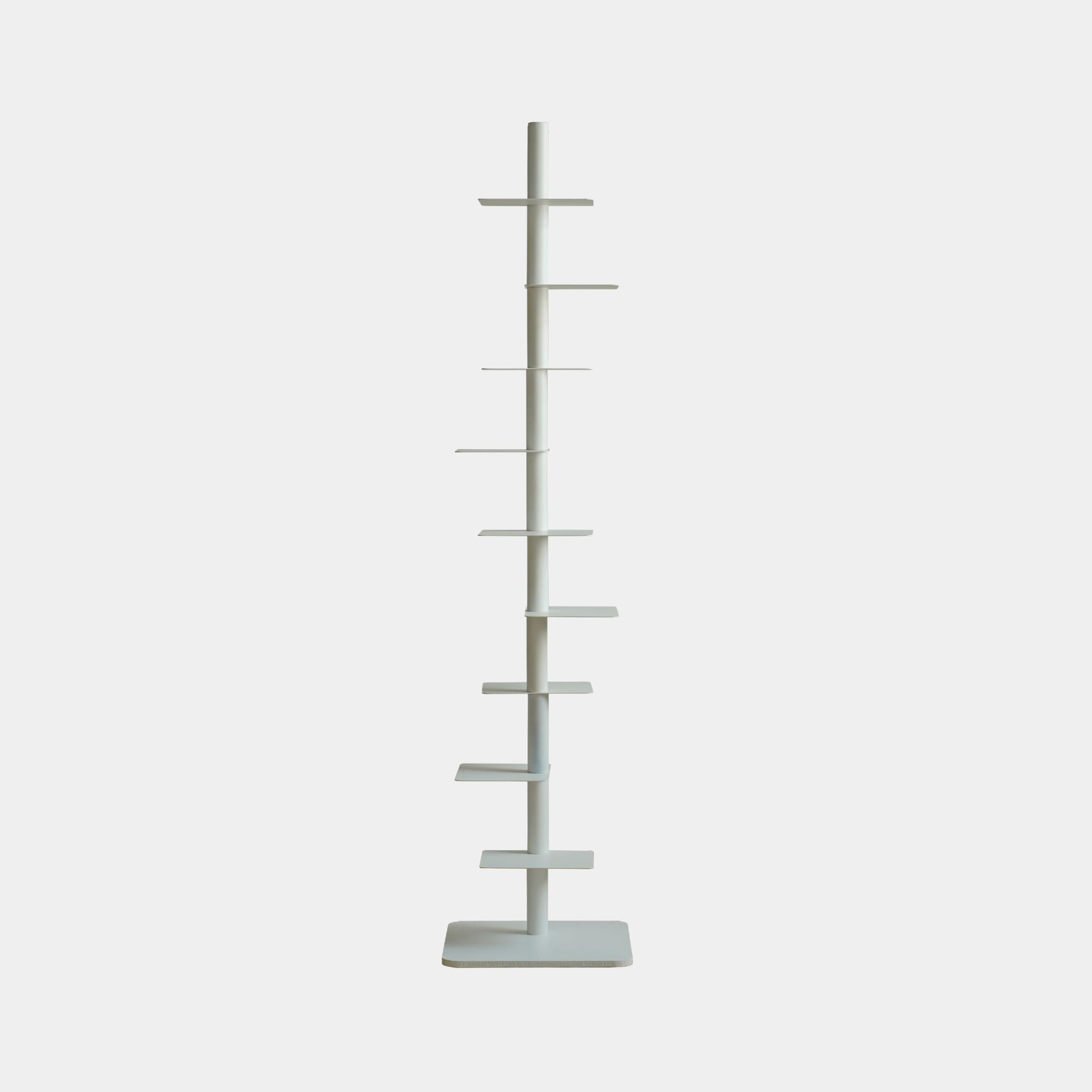 Rotating Metal Book Tower