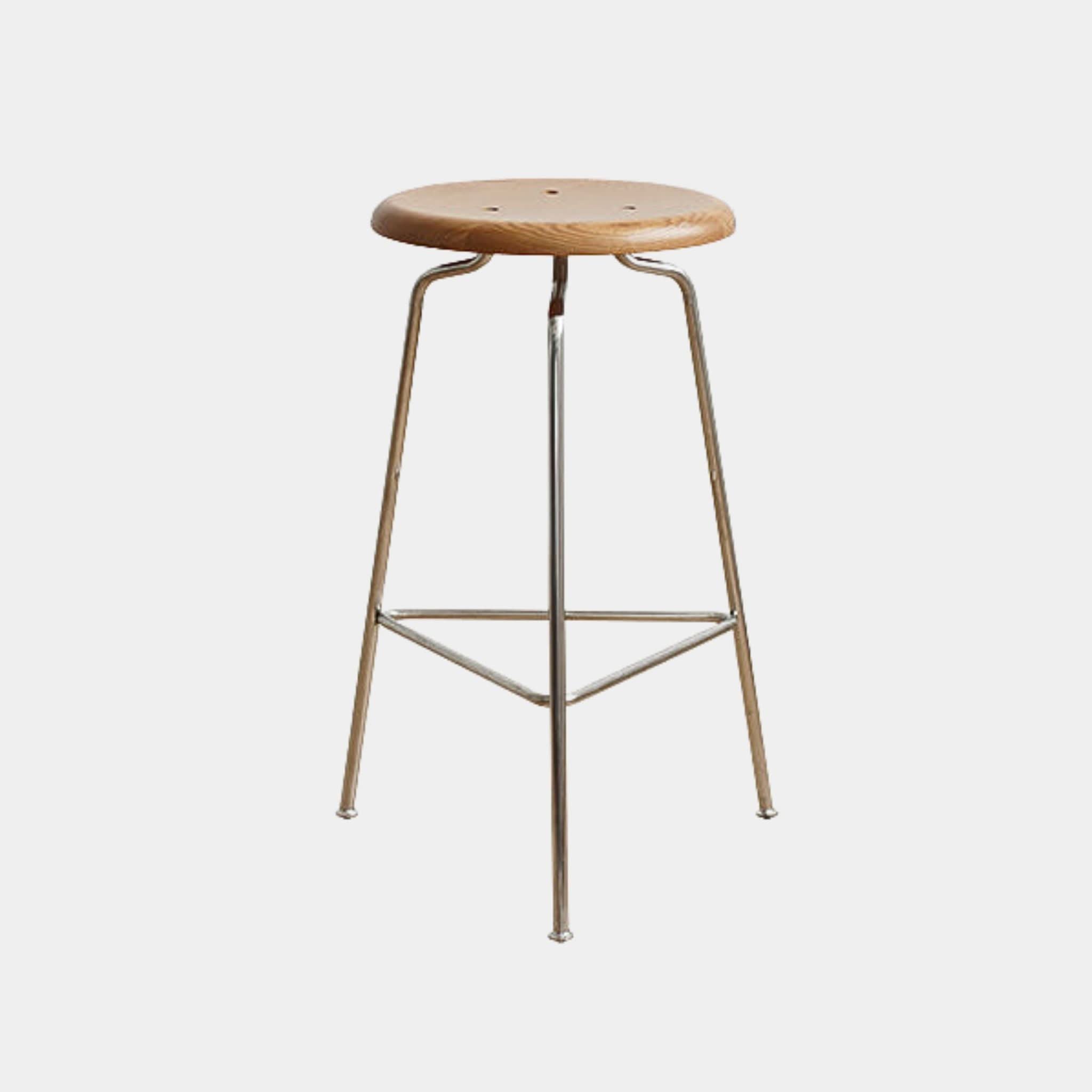 Minimal Wooden Bar Stool - The Feelter
