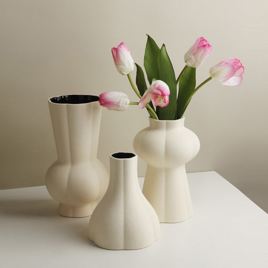 Ceramic Vase | Petal Series - Short - The Feelter