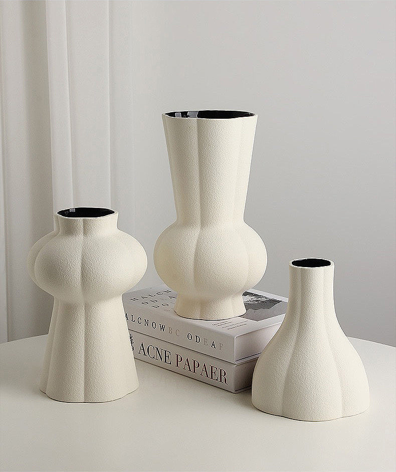 Ceramic Vase | Petal Series - Short - The Feelter