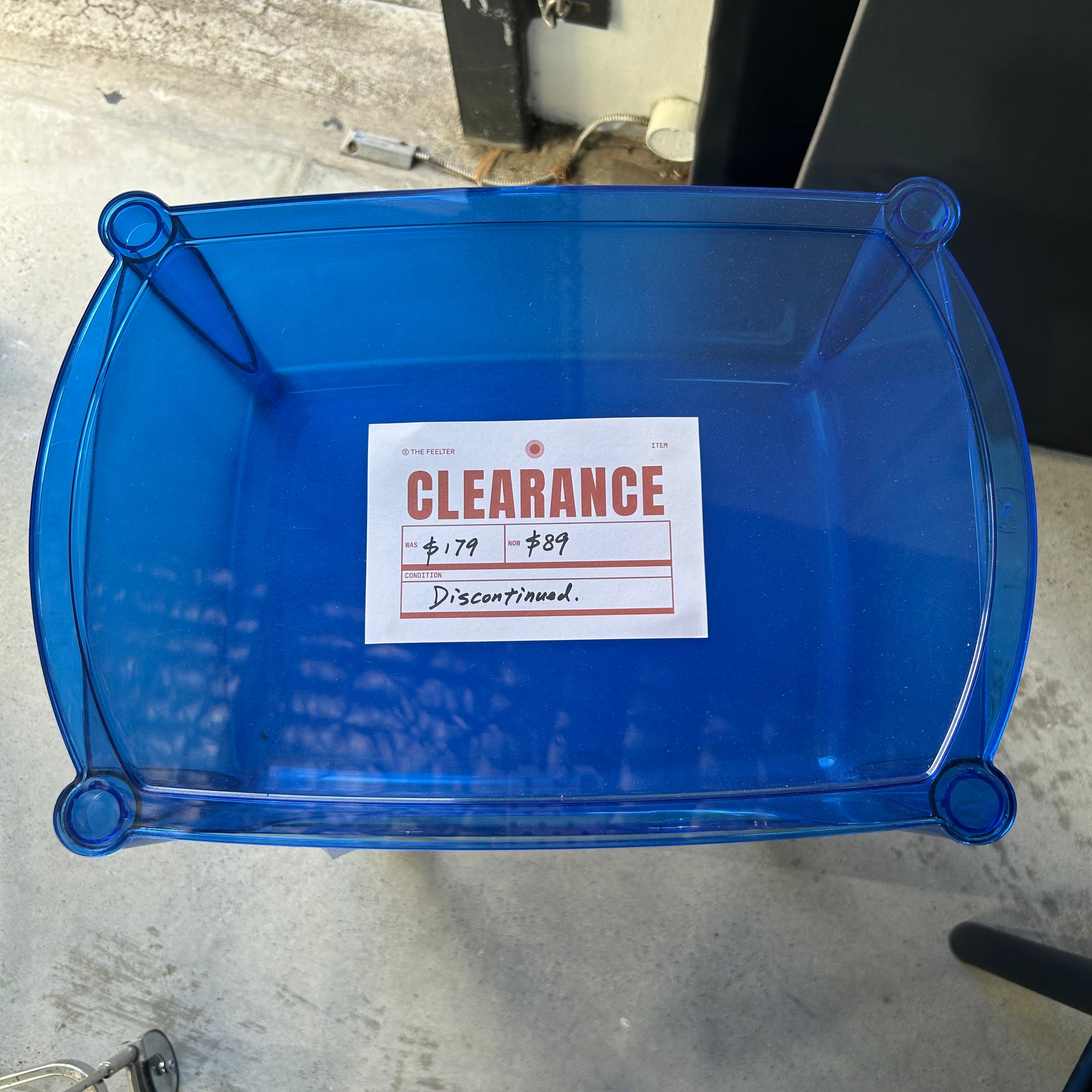 Archie Stackable Compartment Trolley | Blue | Clearance - The Feelter