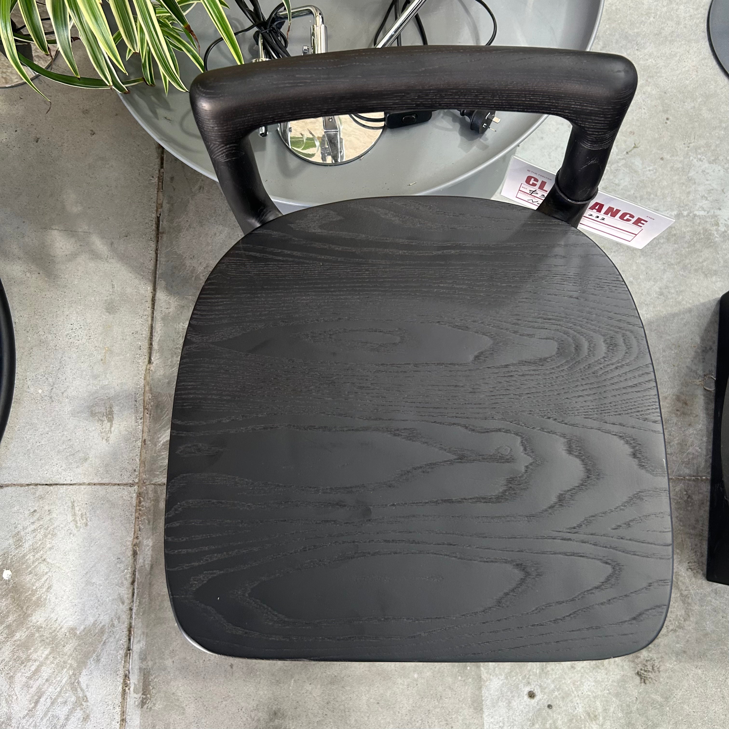 Jeremy Wooden Bar Stool  | Black | Clearance - The Feelter