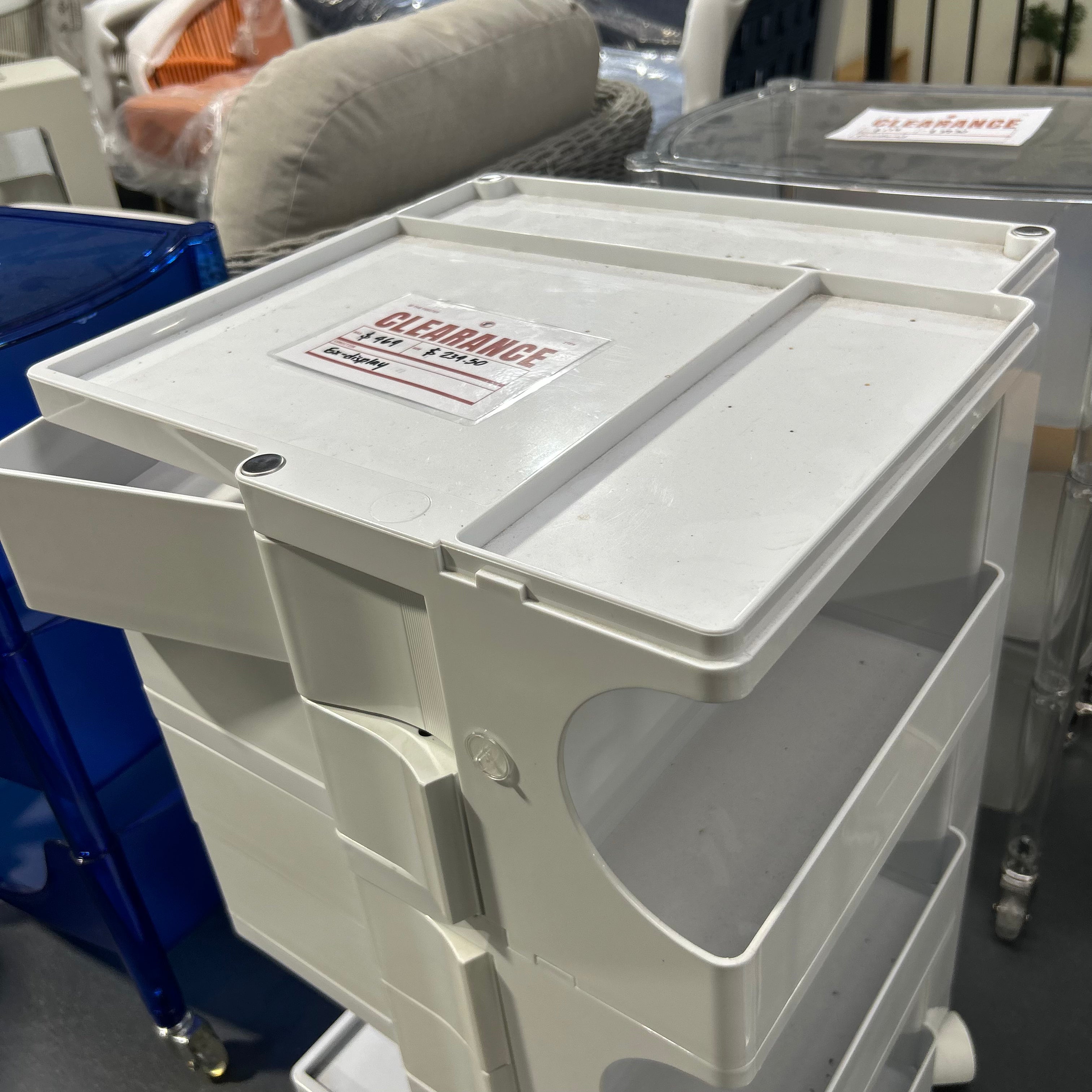 Bobby Storage Trolley  | White | Clearance - The Feelter