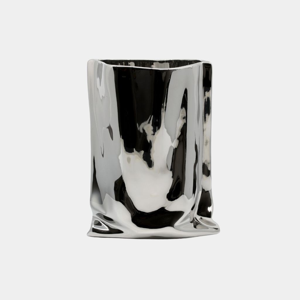 Ceramic Vase | Silver Paper Bag - The Feelter