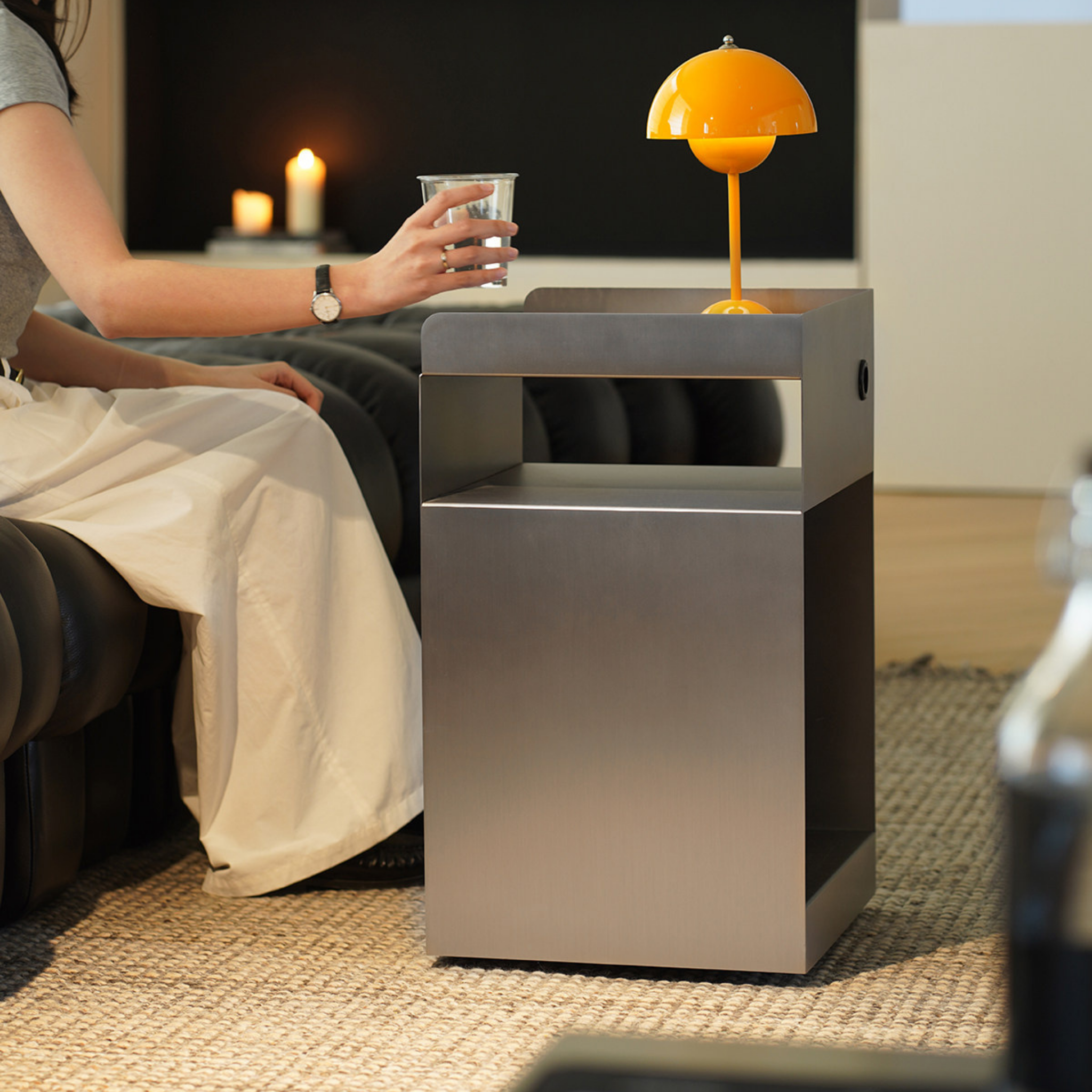 Matchbox Metal Side Table - The Feelter
