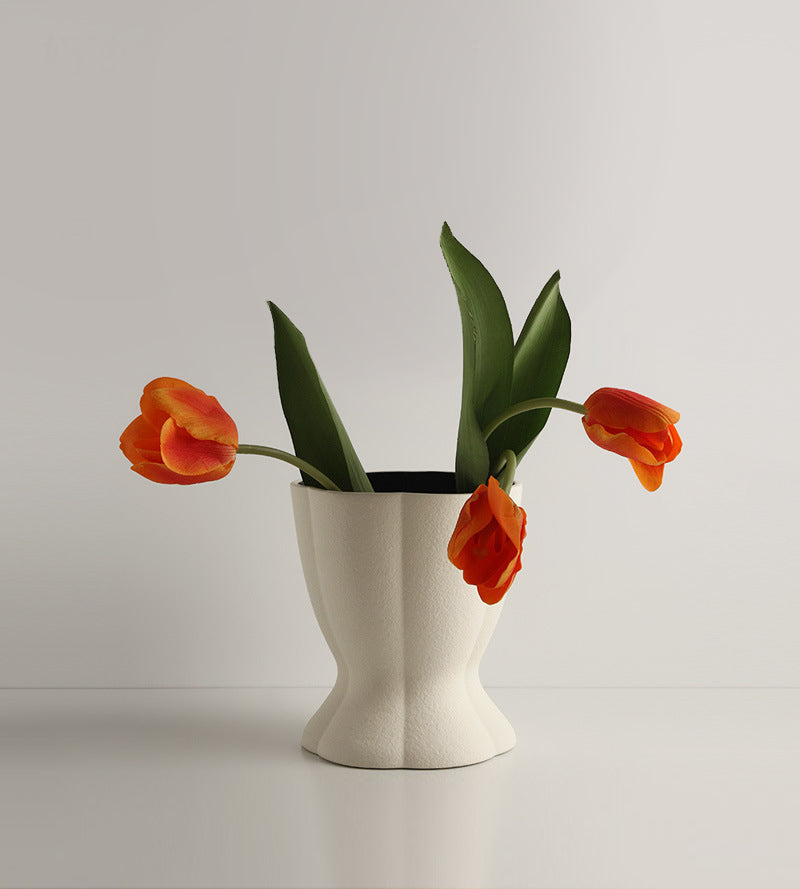 Ceramic Vase | Petal Series - Inverted
