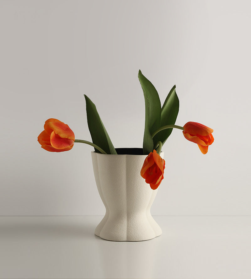 Ceramic Vase | Petal Series - Inverted - The Feelter