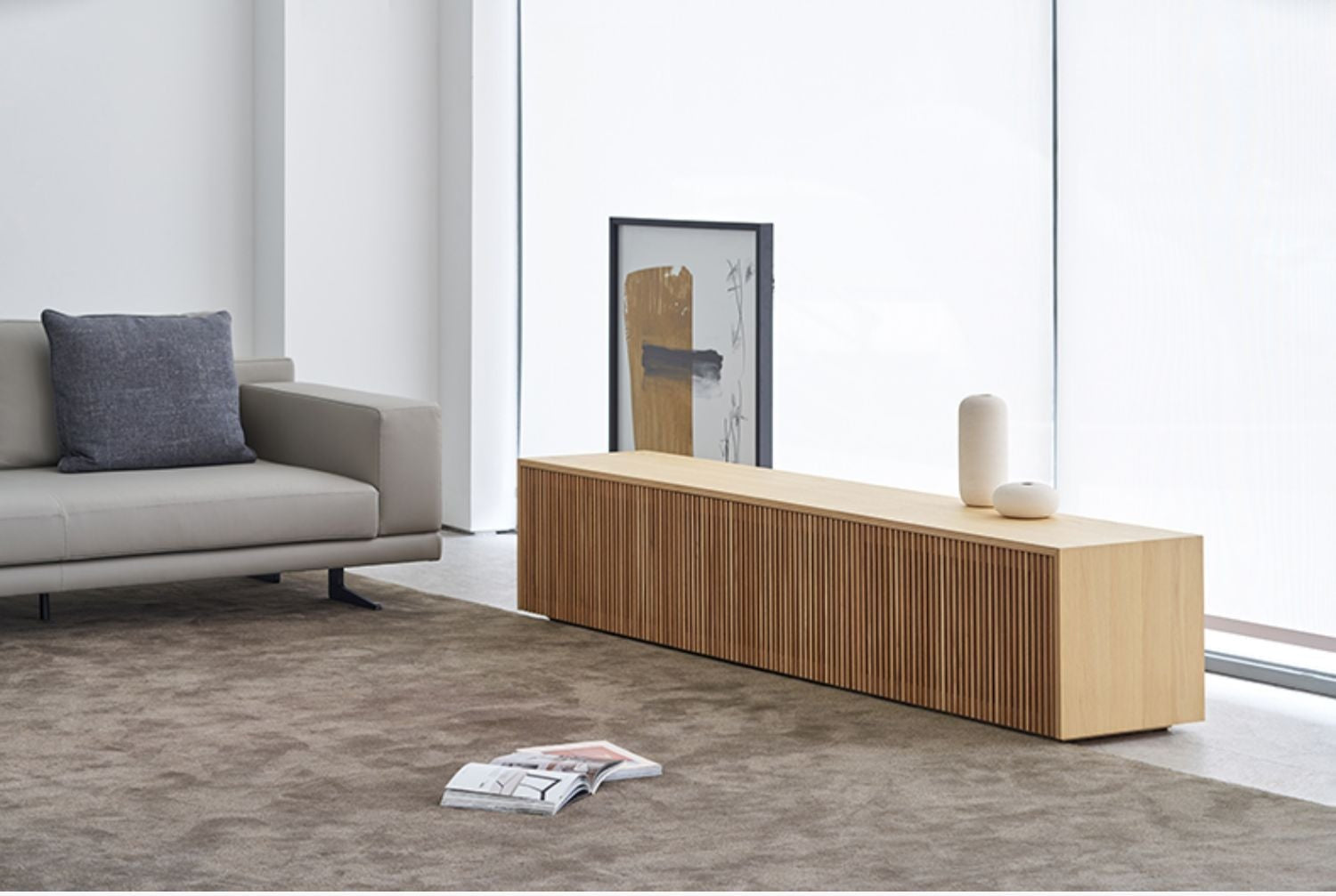 Ready- Grind Wooden T.V Unit - The Feelter