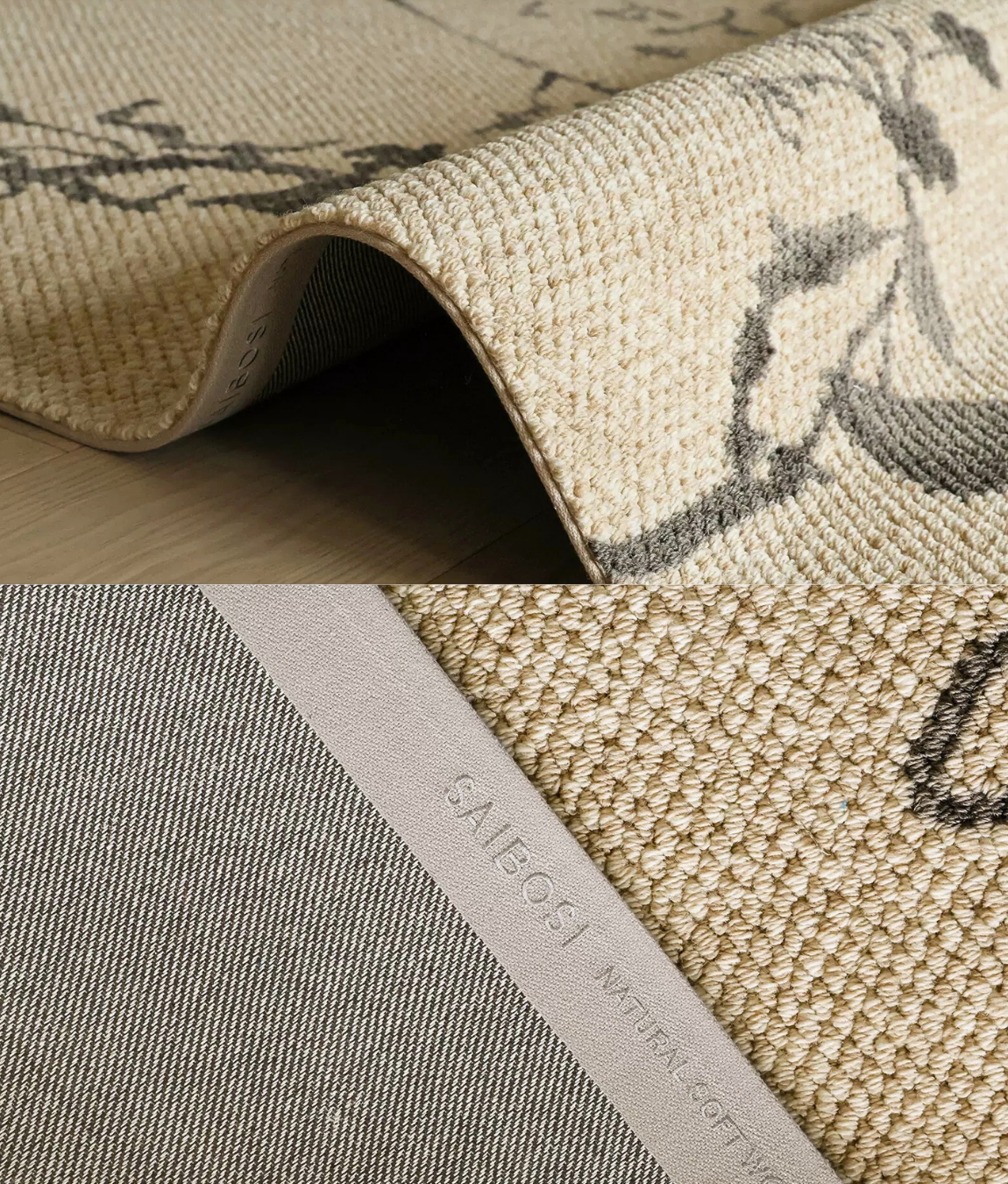 The Feelter Pressed Flowers Wool Rug