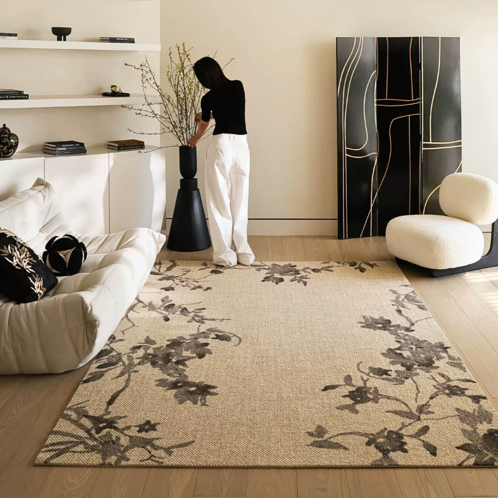 The Feelter Shadow Floral Wool Rug