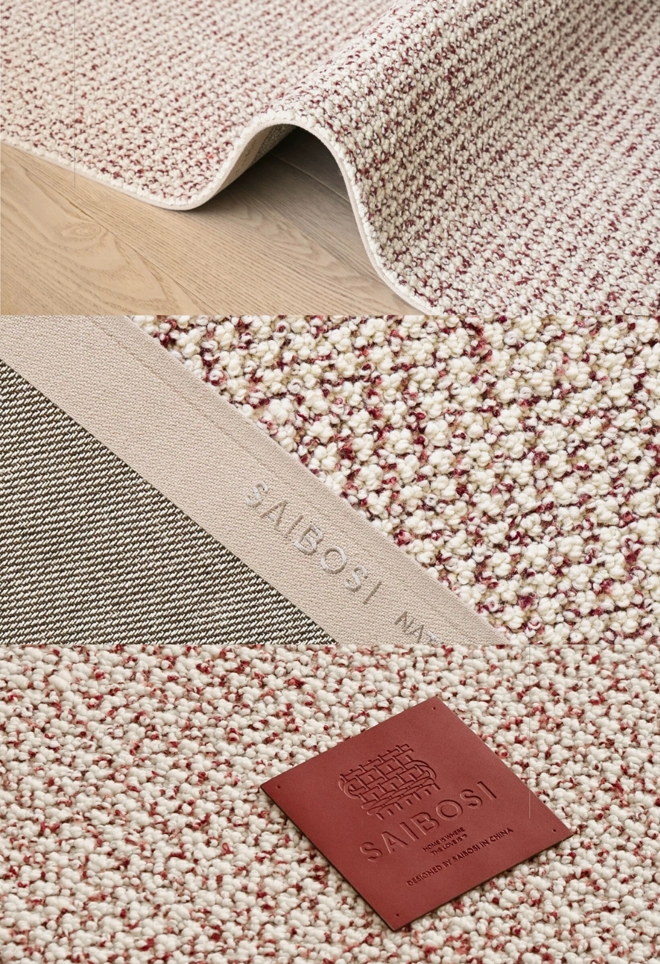 The Feelter Strawberry Wool Rug