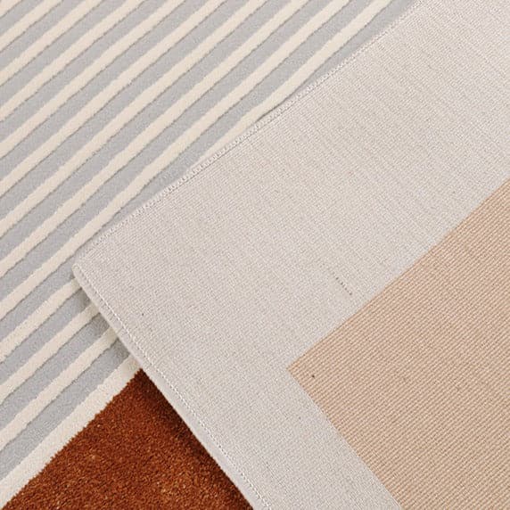 Designer Rug | Striped Abstract Pattern - The Feelter