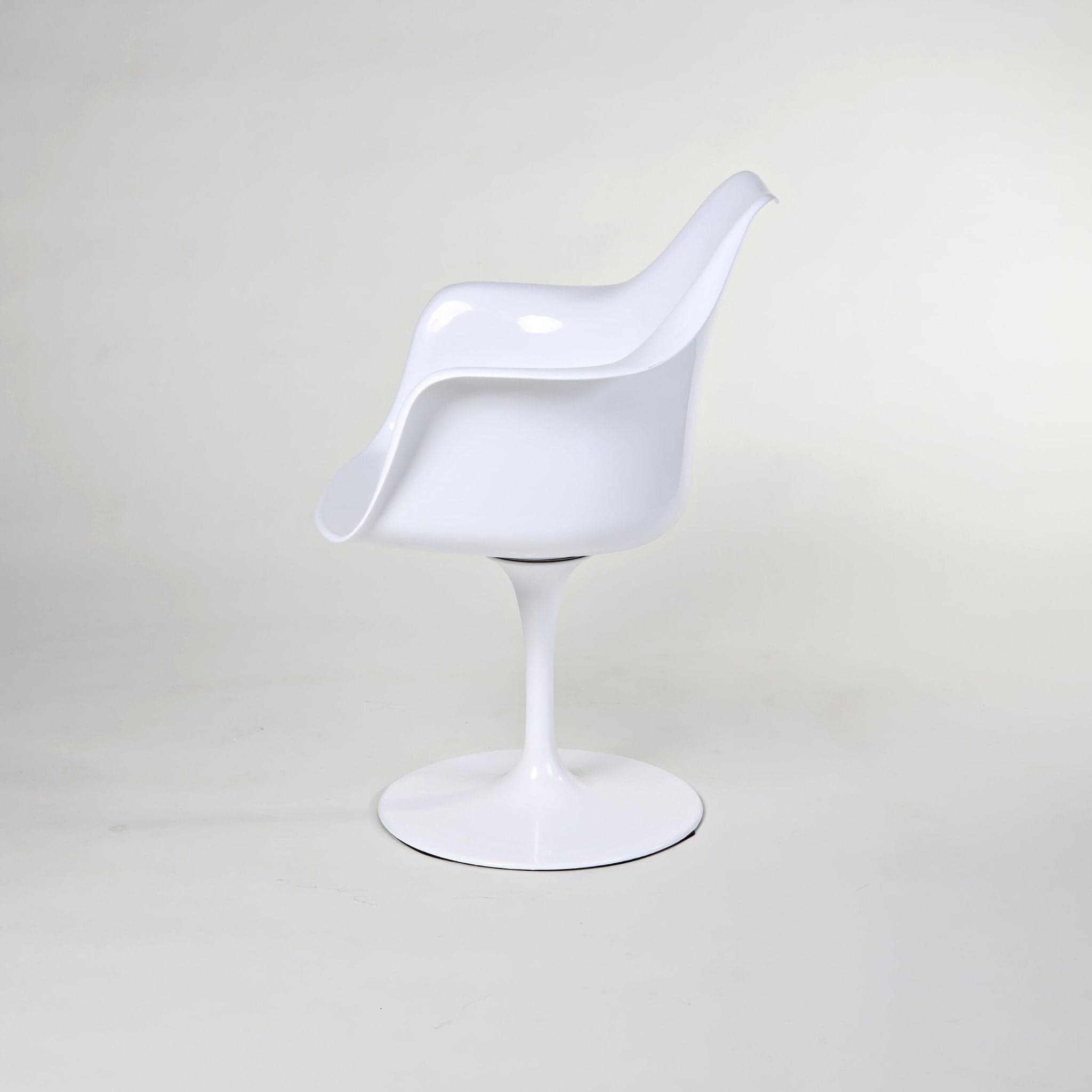 Clover Plastic Dining Chair with Armrest The Feelter