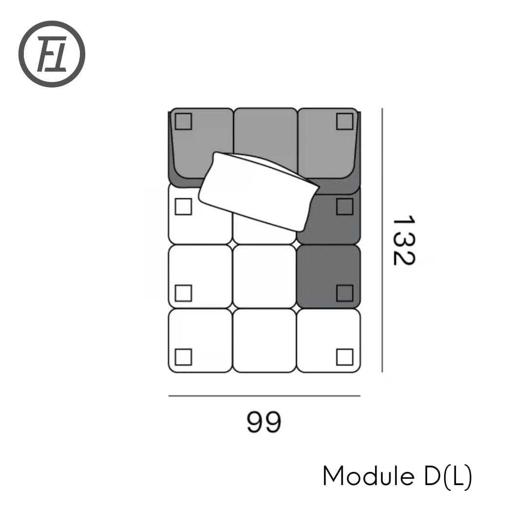 Chocolate Modular Sofa The Feelter