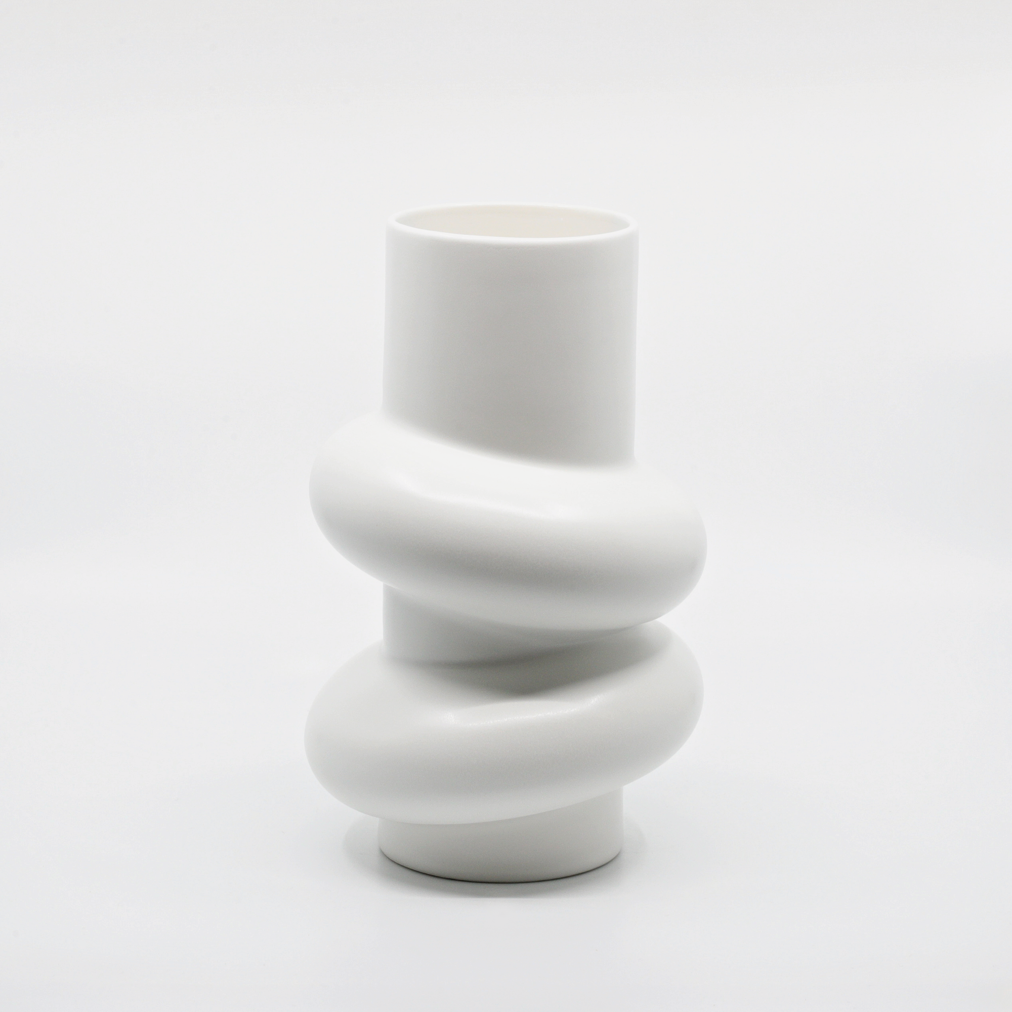 Ceramic Vase | Bubble Series - Tall White