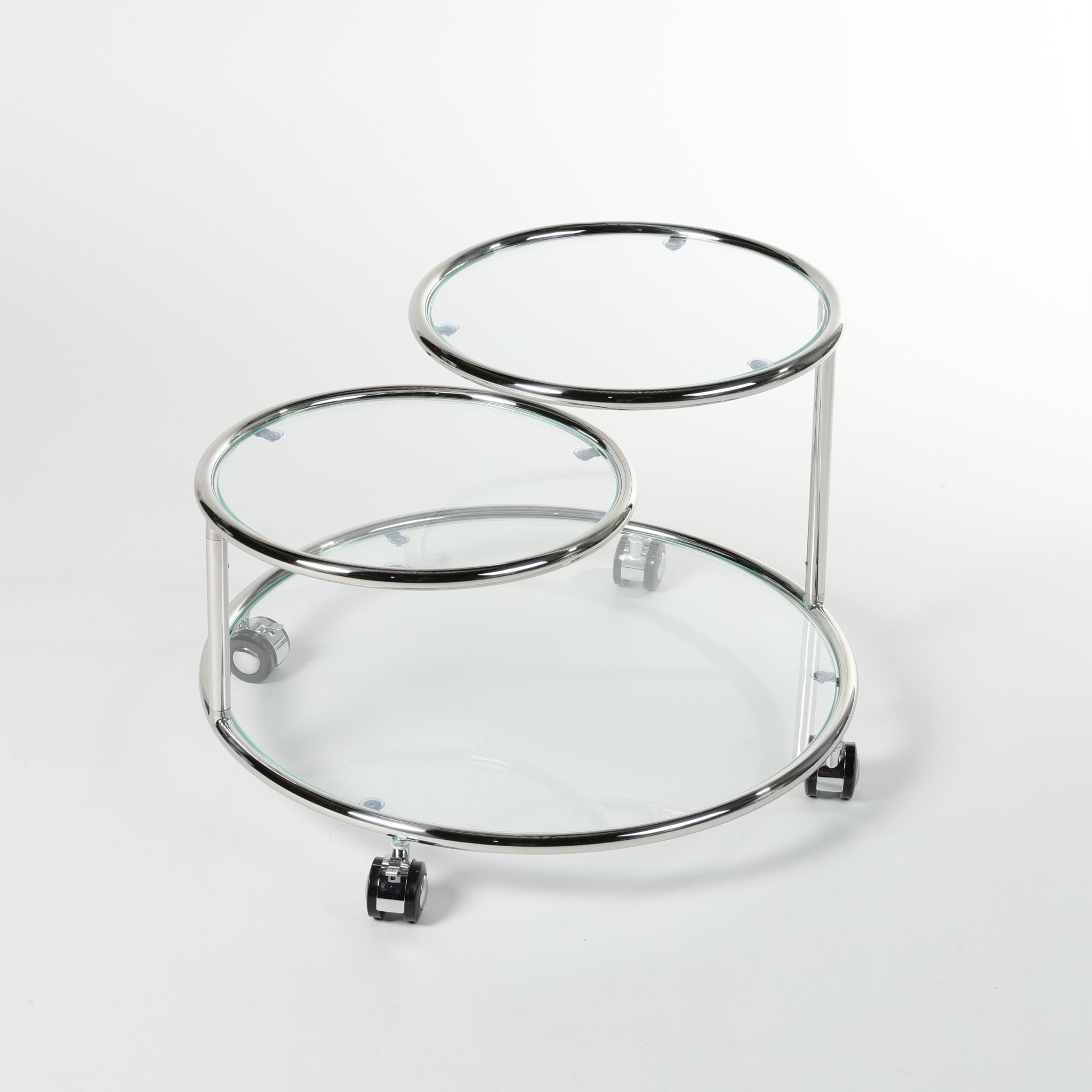 Glass Swivel Table