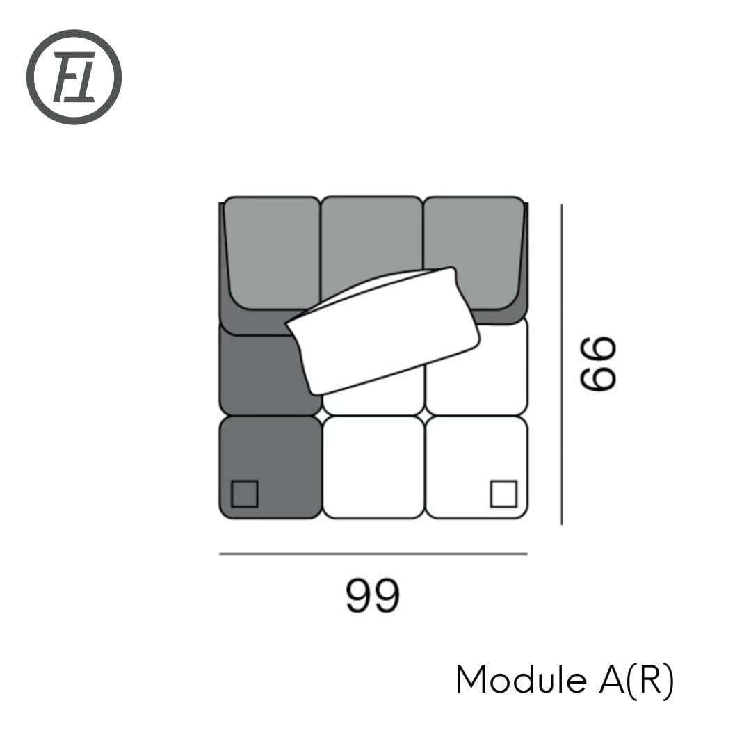 Chocolate Modular Sofa The Feelter