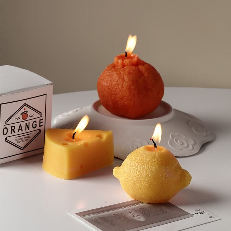 Cheese Shaped Candle