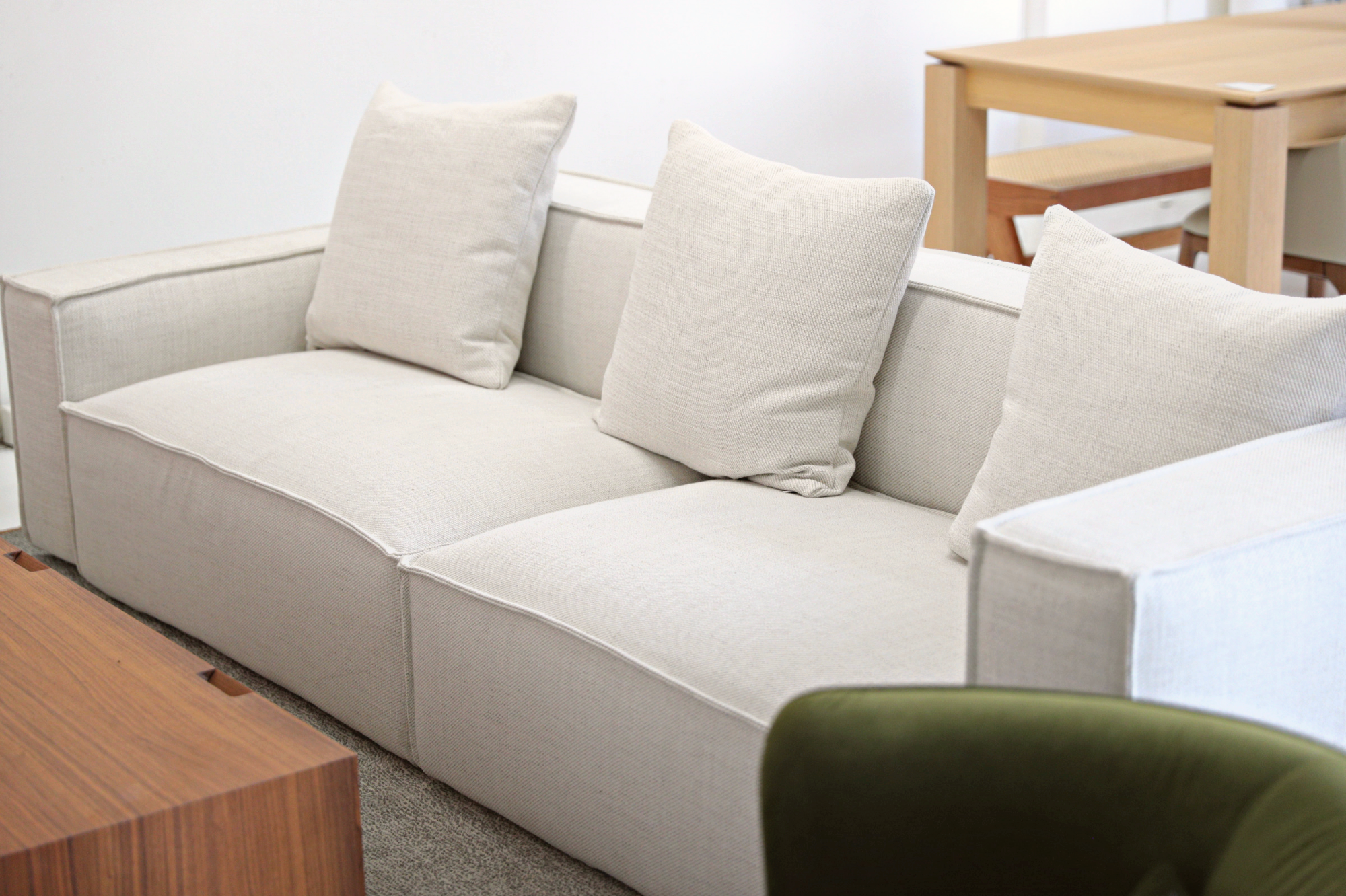 minimalist contemporary block sofa australia