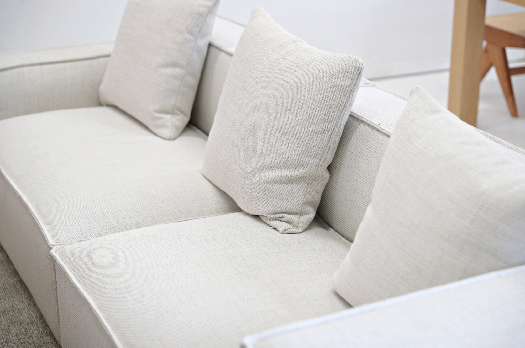 minimalist contemporary block sofa australia