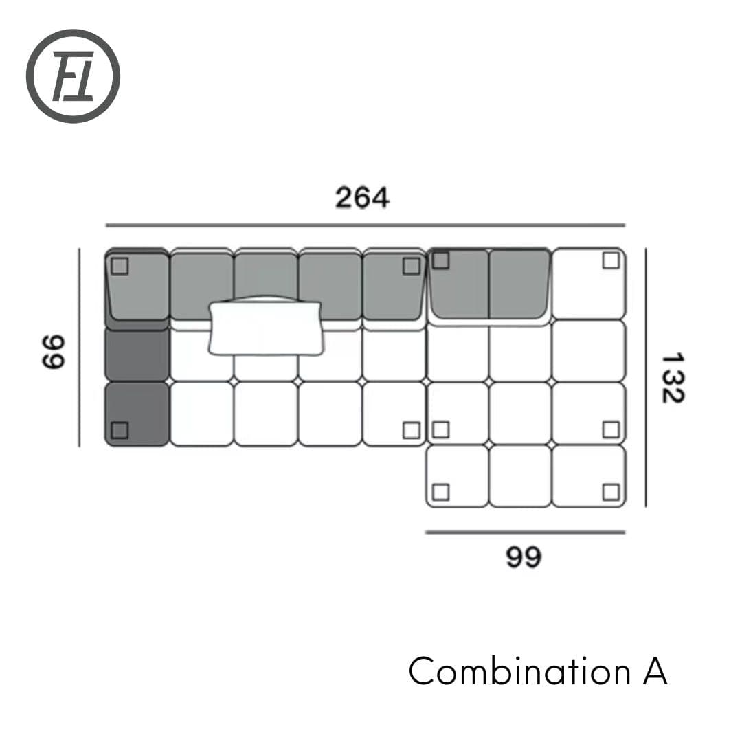 Chocolate Modular Sofa The Feelter