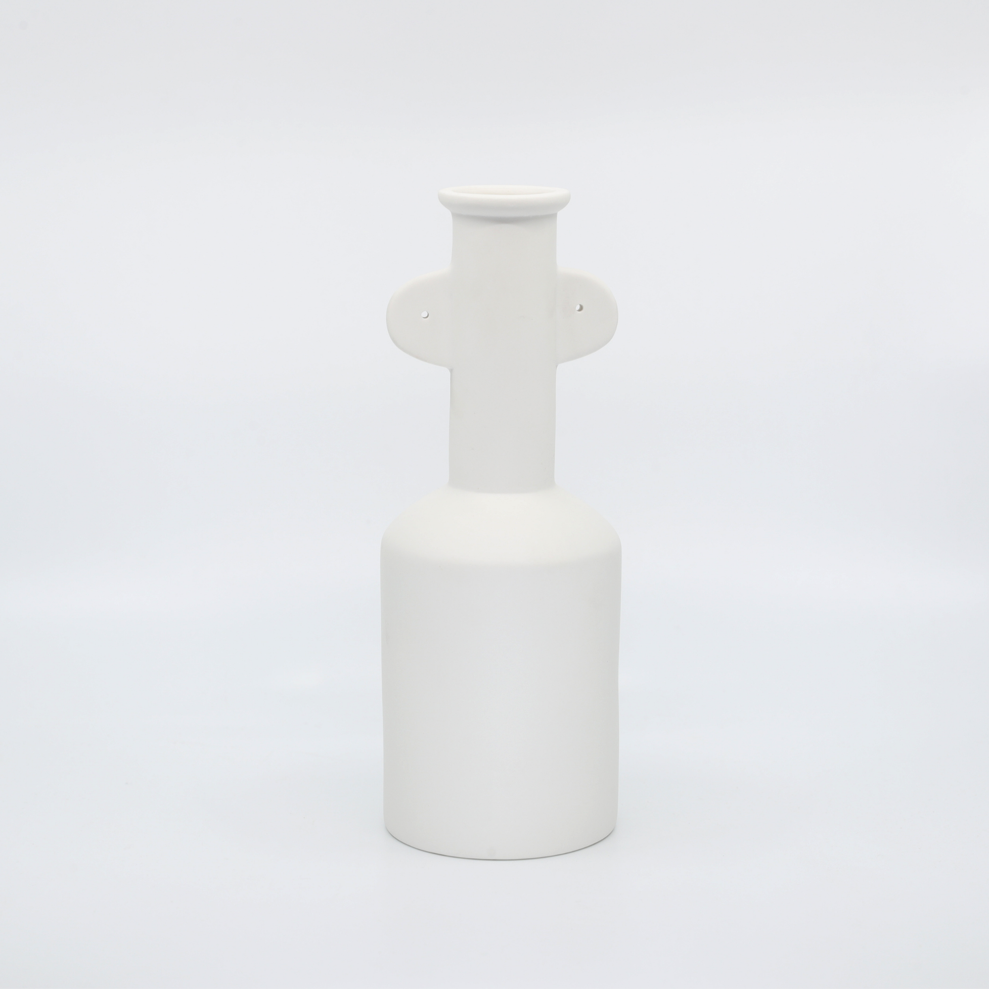 Ceramic Vase | White With Ears