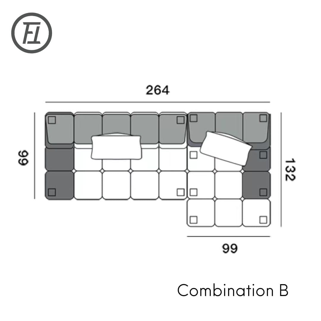 Chocolate Modular Sofa The Feelter