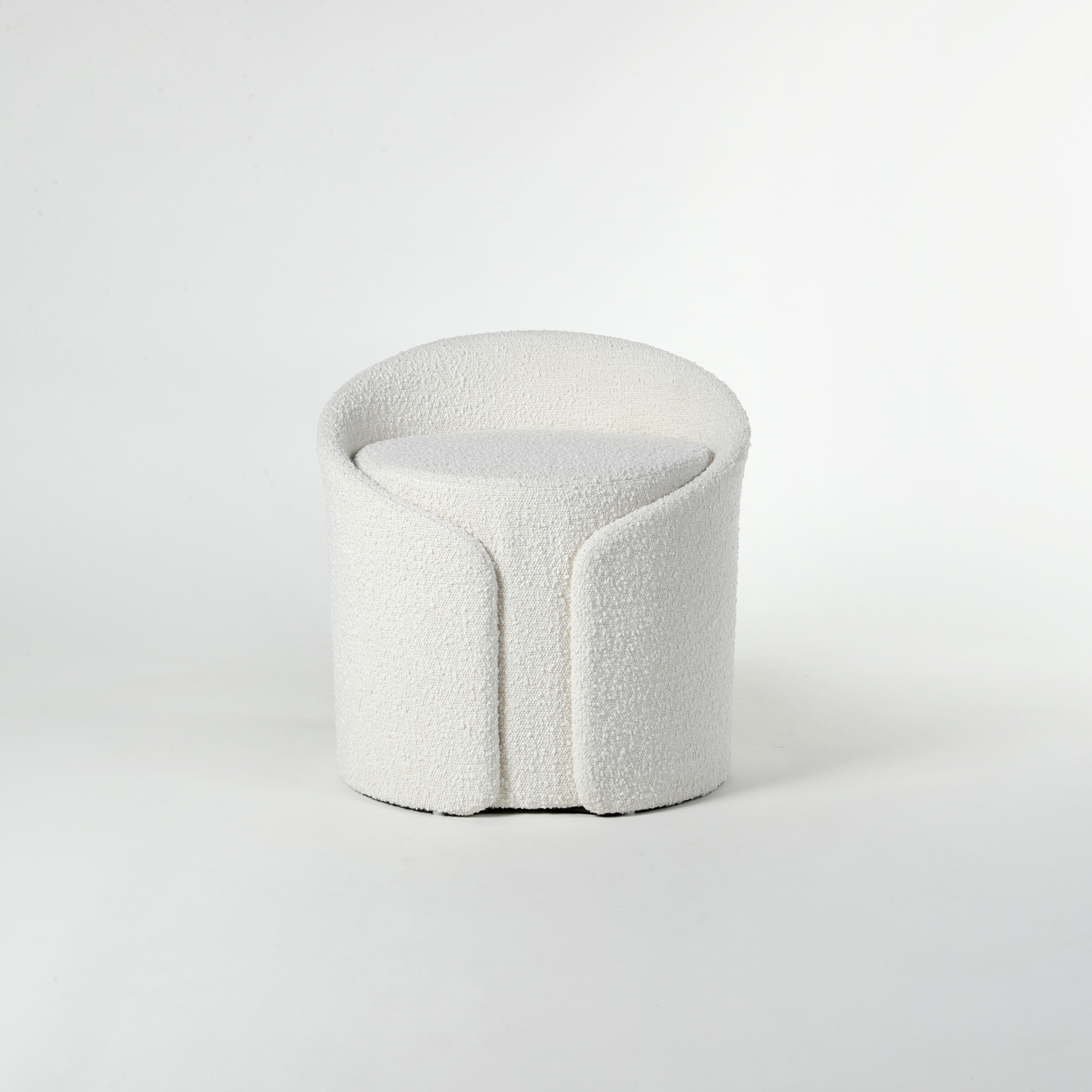 Flower Core Boucle Stool - The Feelter