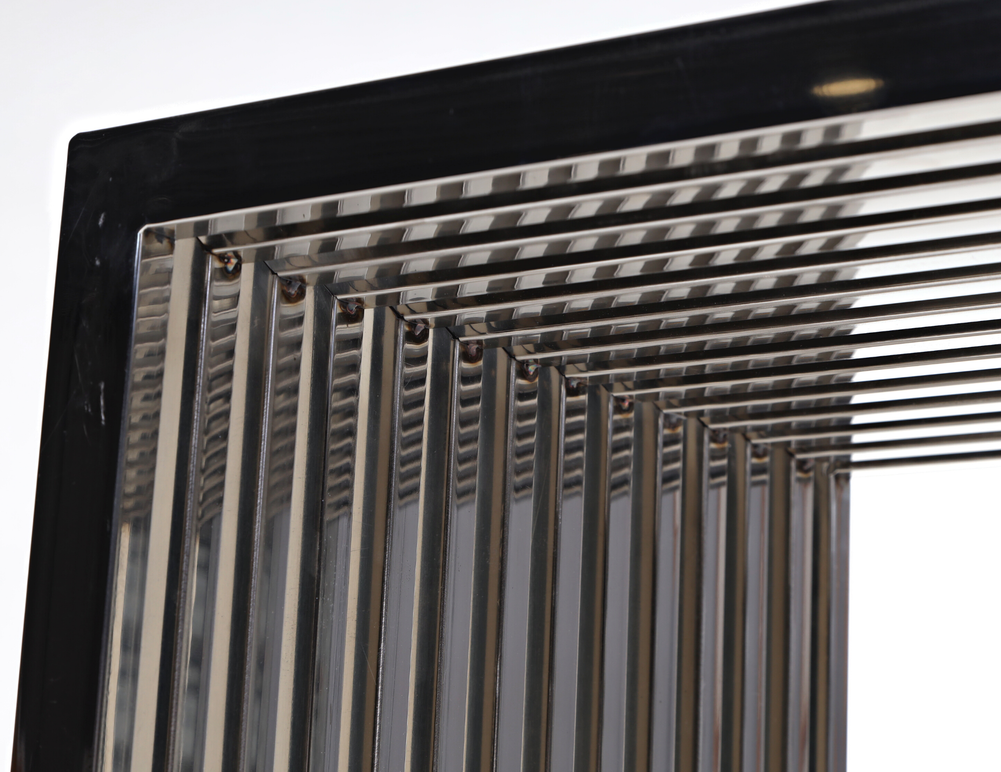 Lath Metal Side Table