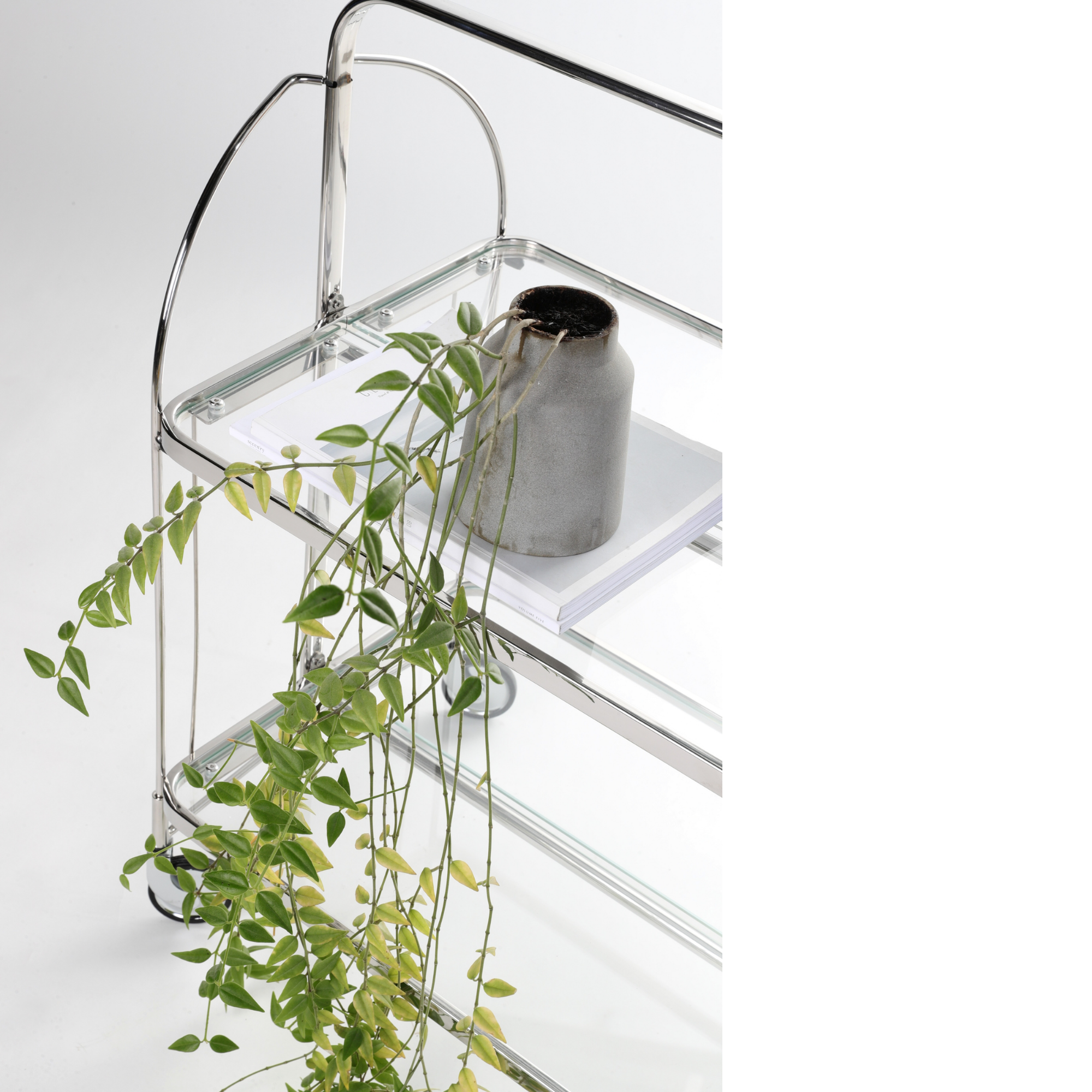 Celeste Glass Trolley - The Feelter