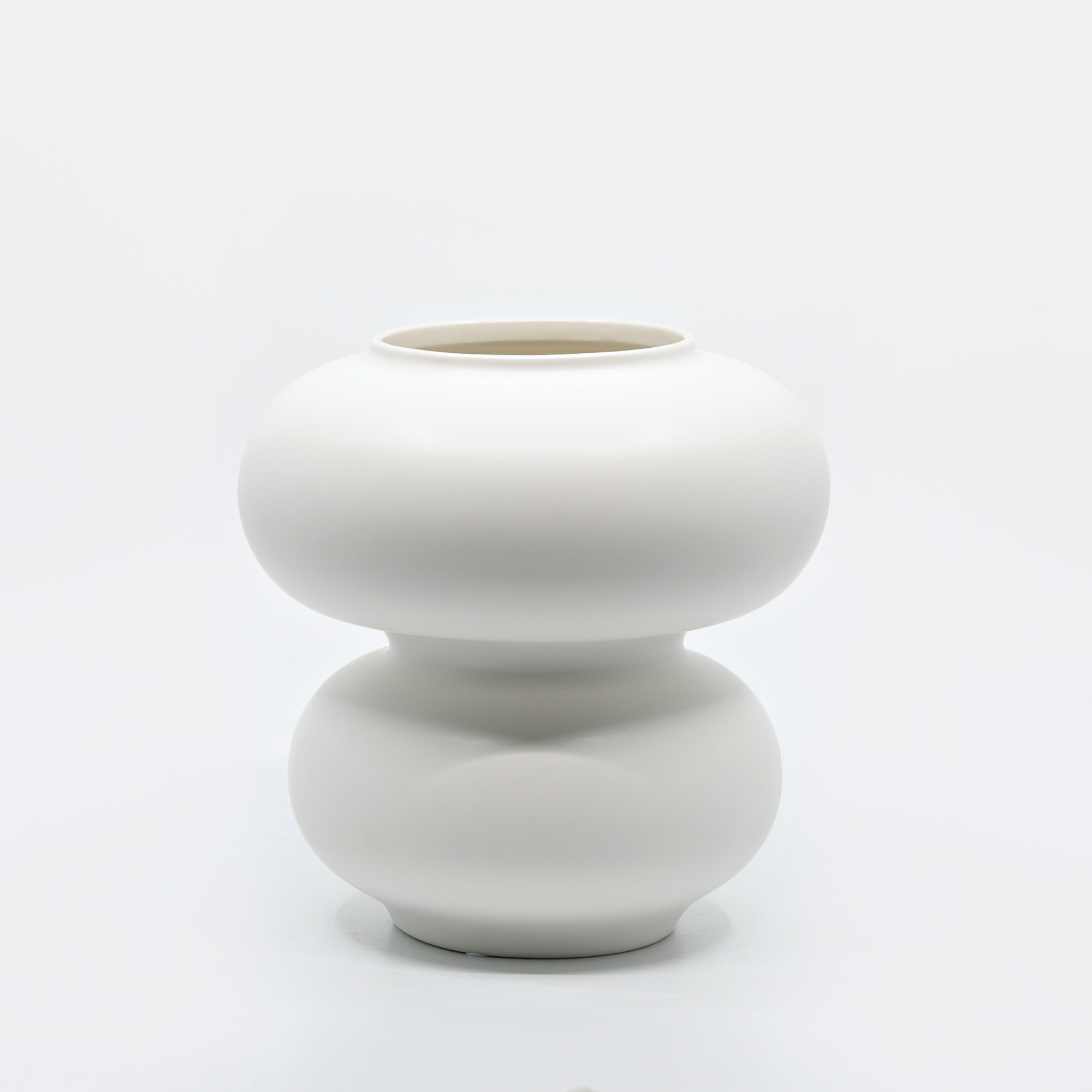 Ceramic Vase | Bubble Series - Short White