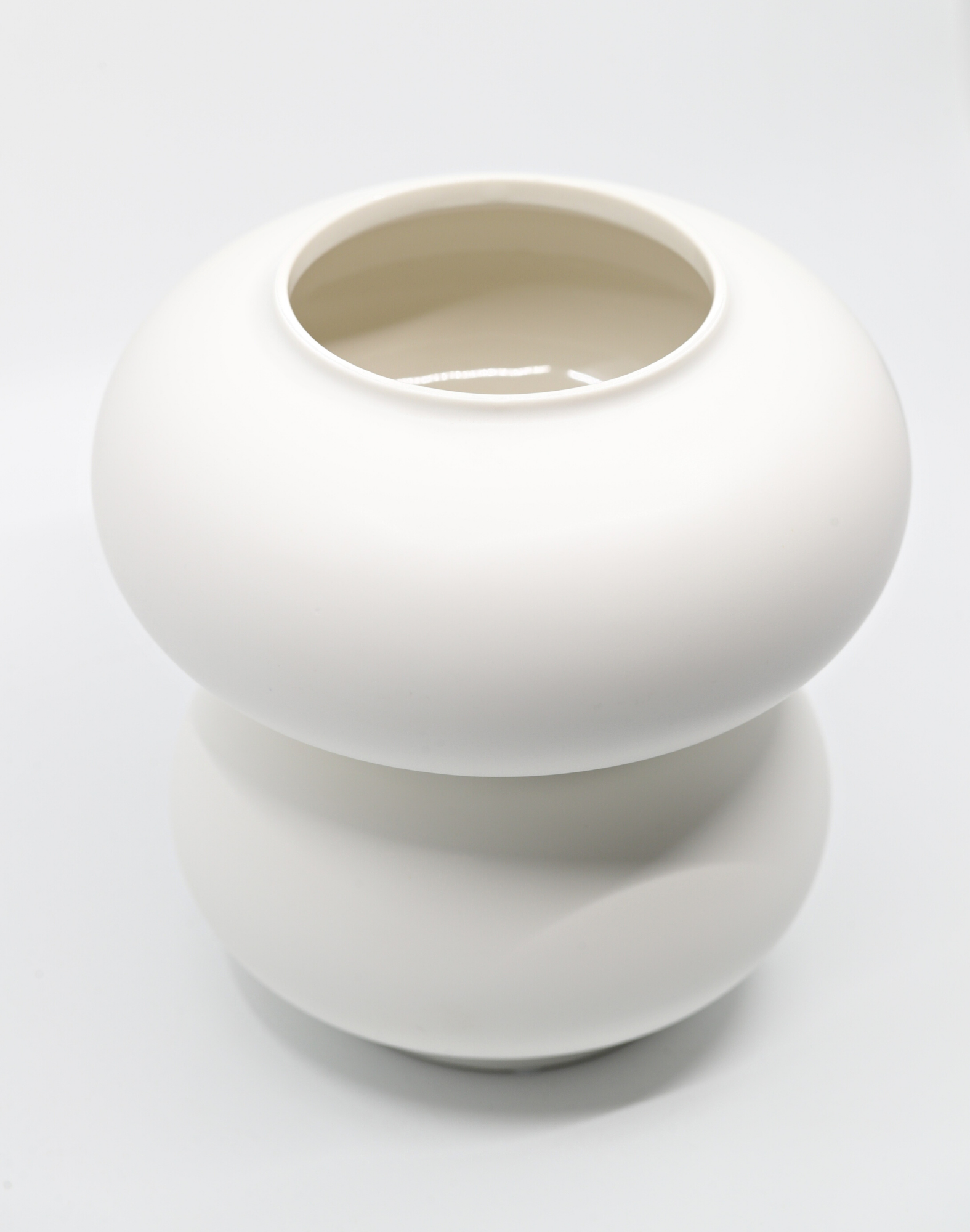 Ceramic Vase | Bubble Series - Short White