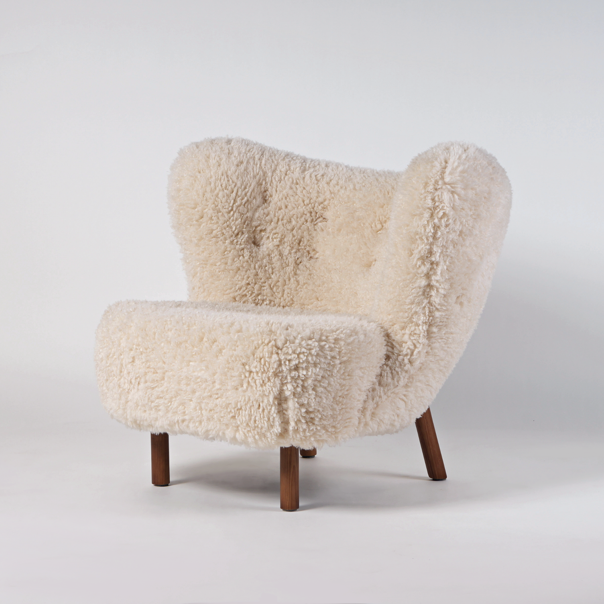 Petite Agnes Lounge Chair - Long Hair