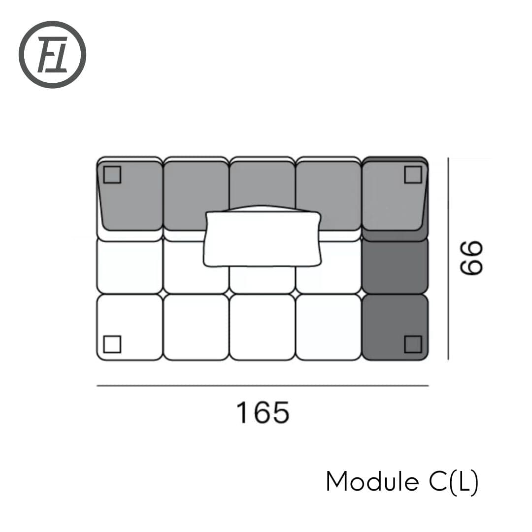 Chocolate Modular Sofa The Feelter