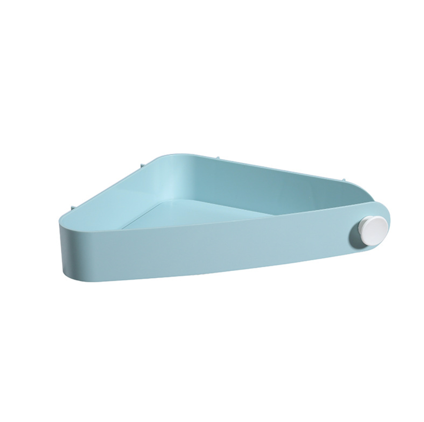 Punch-free bathroom wall-mounted triangle storage rack - The Feelter