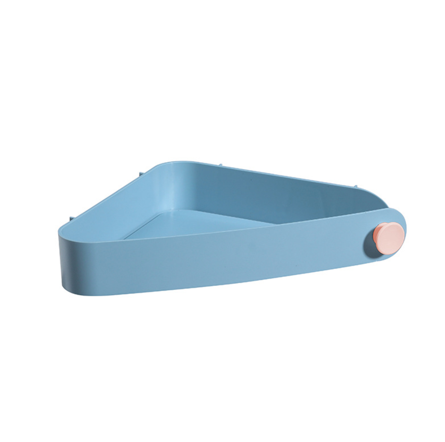Punch-free bathroom wall-mounted triangle storage rack - The Feelter