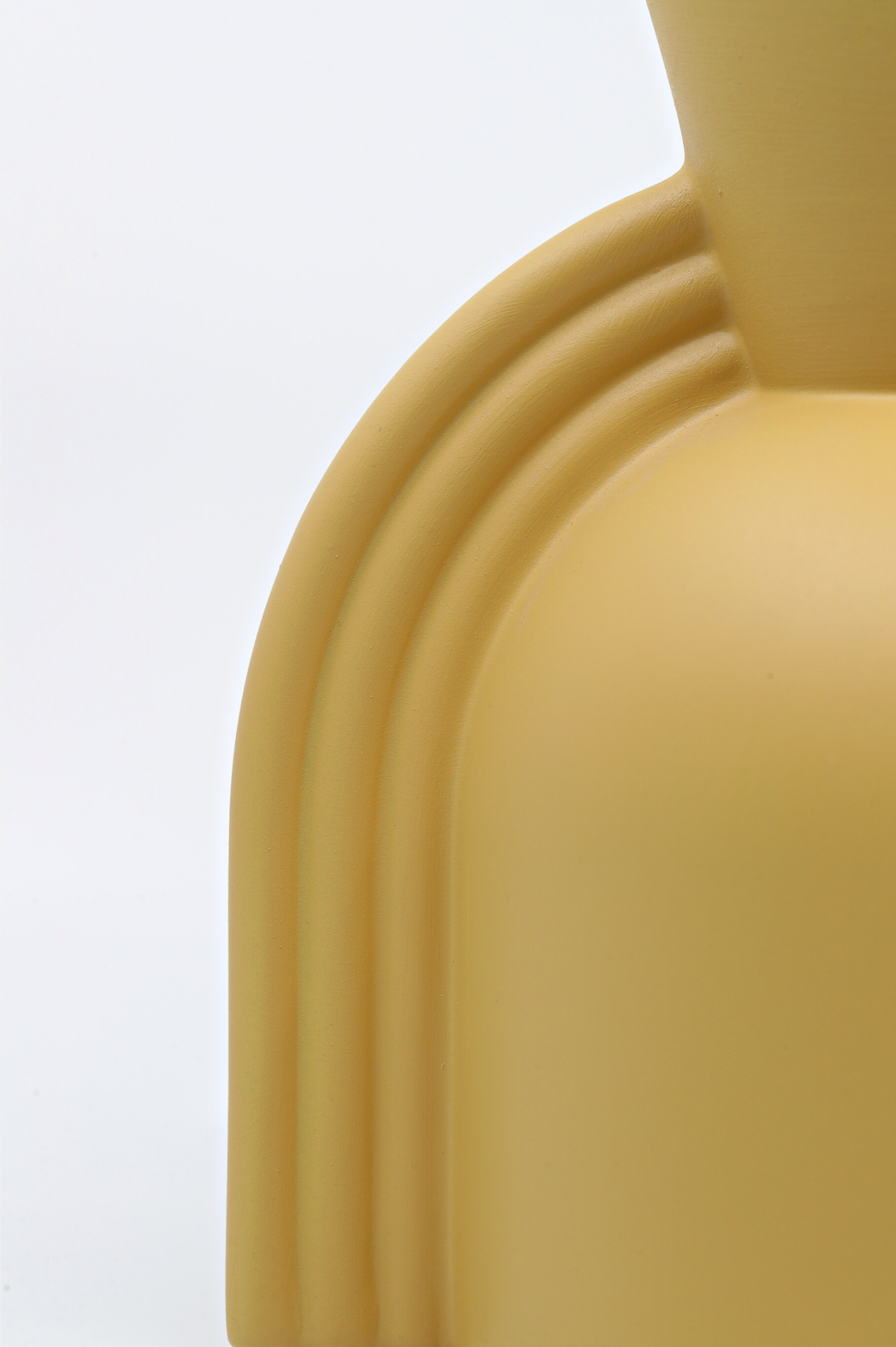 Ceramic Vase | Art-Deco - Yellow