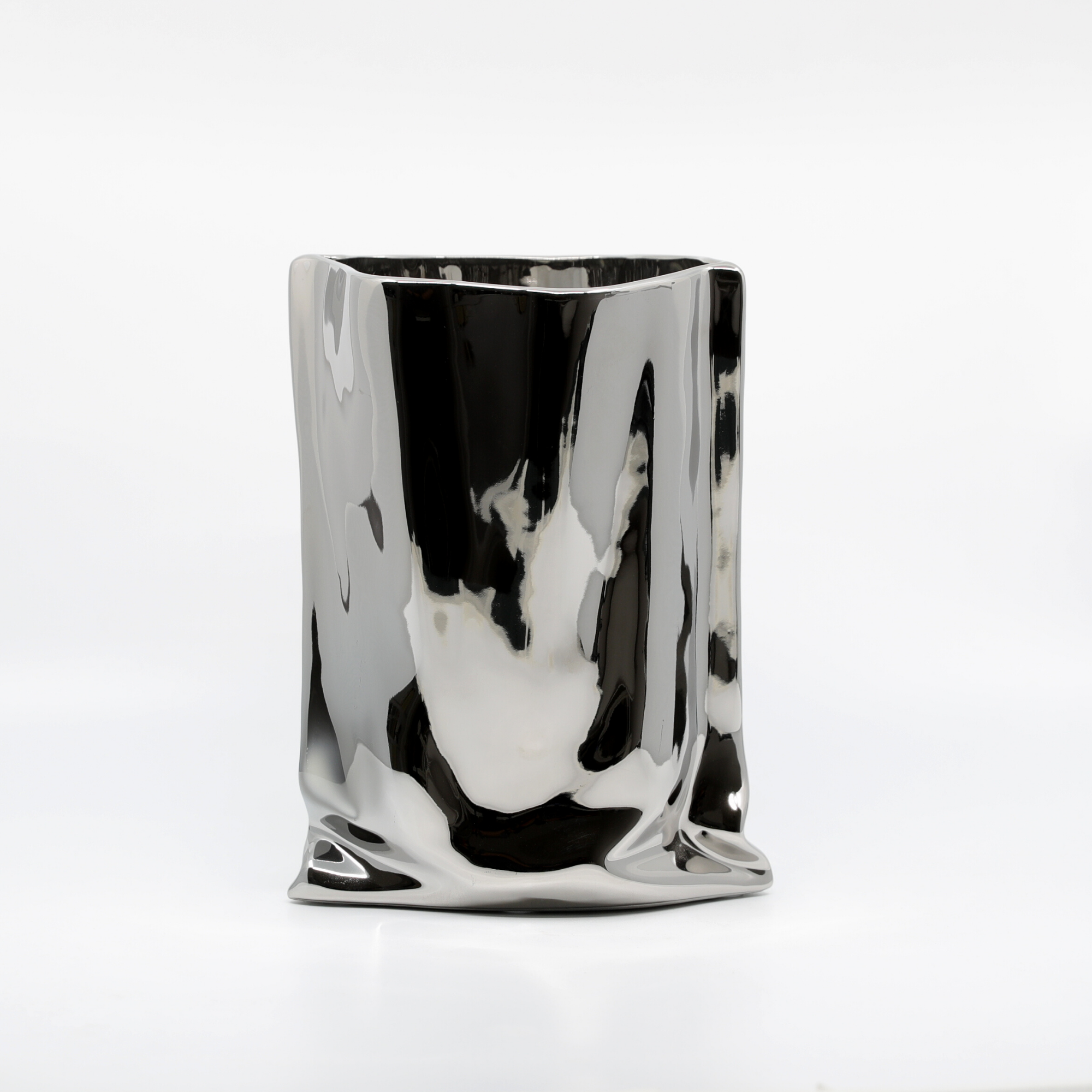 Ceramic Vase | Silver Paper Bag - The Feelter