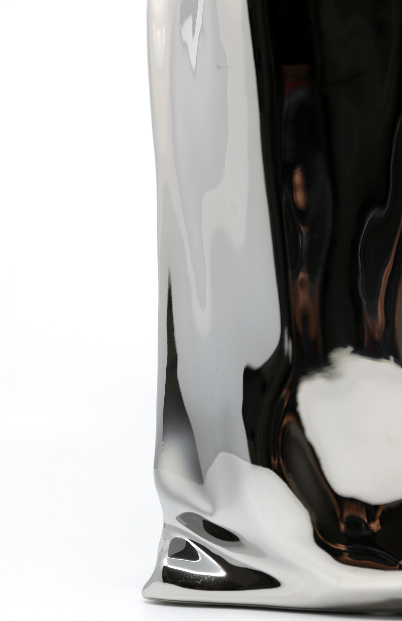 Ceramic Vase | Silver Paper Bag
