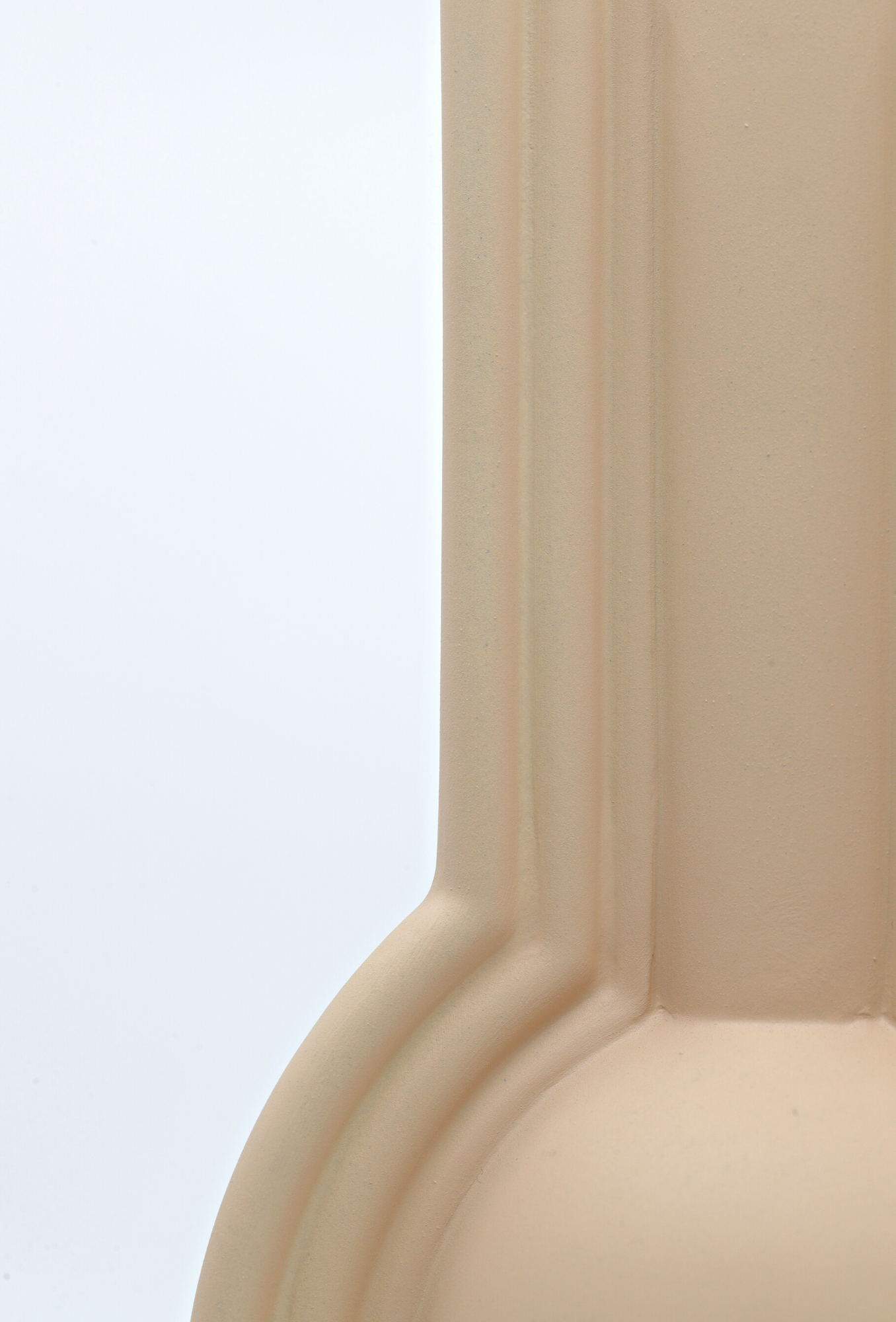 Ceramic Vase | Beige Art-Deco