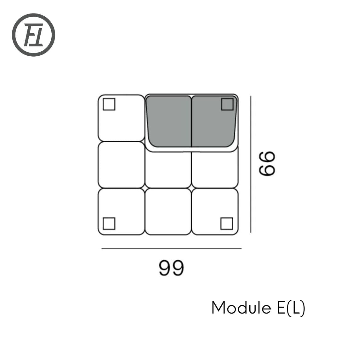 Chocolate Modular Sofa The Feelter