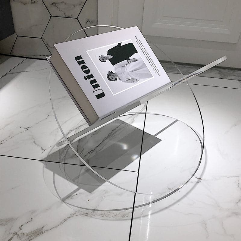 Acrylic Floor Magazine Holder