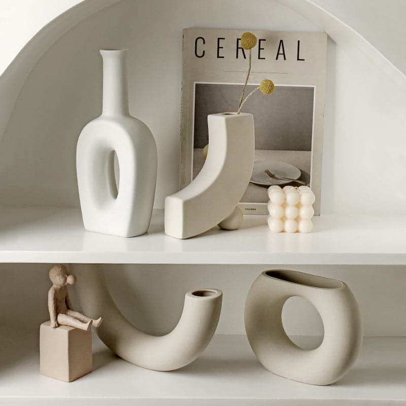 Ceramic Vase | Semi Circle
