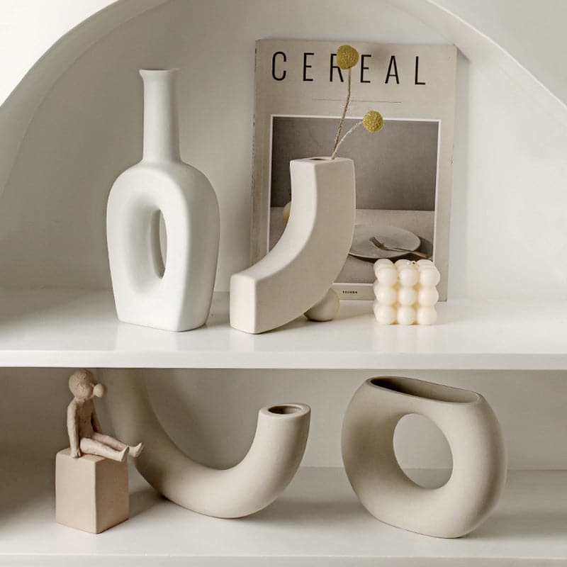 Ceramic Vase | Semi Circle - The Feelter