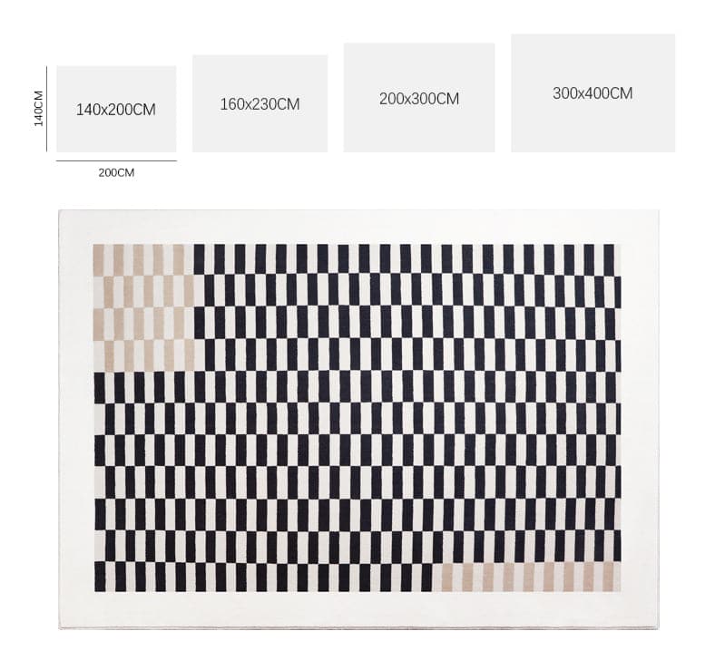 Designer Wool Rug | Chessboard