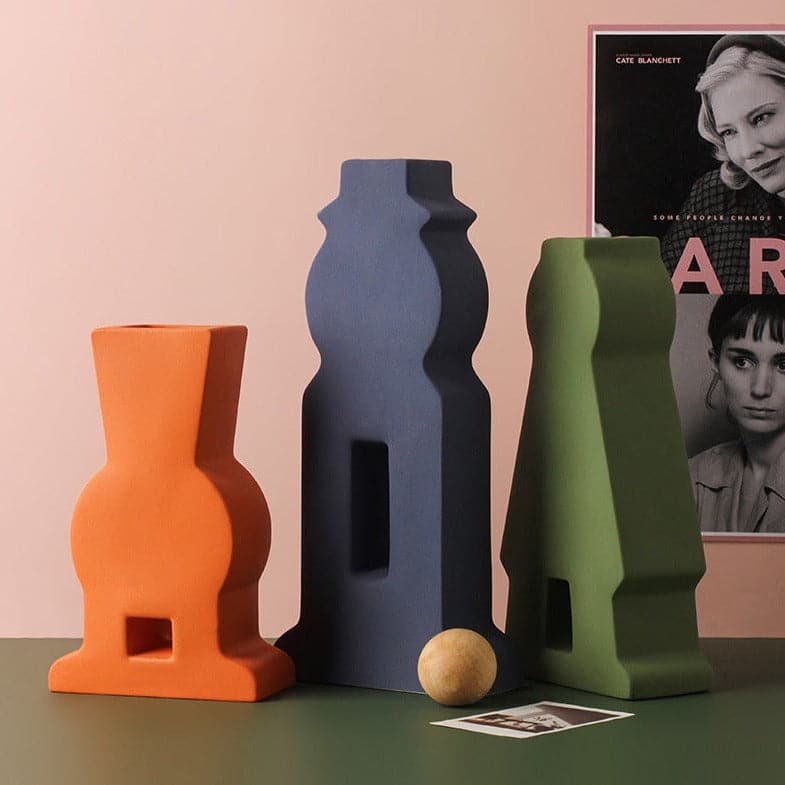 Ceramic Vase | Medieval Series - Orange